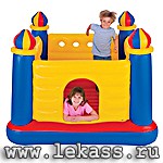   -  "Jump-o-Lene Castle Bouncer" intex 48259