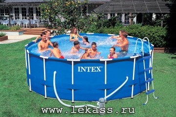 intex 54946 -   457122  Metal Frame Pool Set -   !