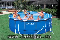 intex 56946 -   457122 Metal Frame Pool Set -  !